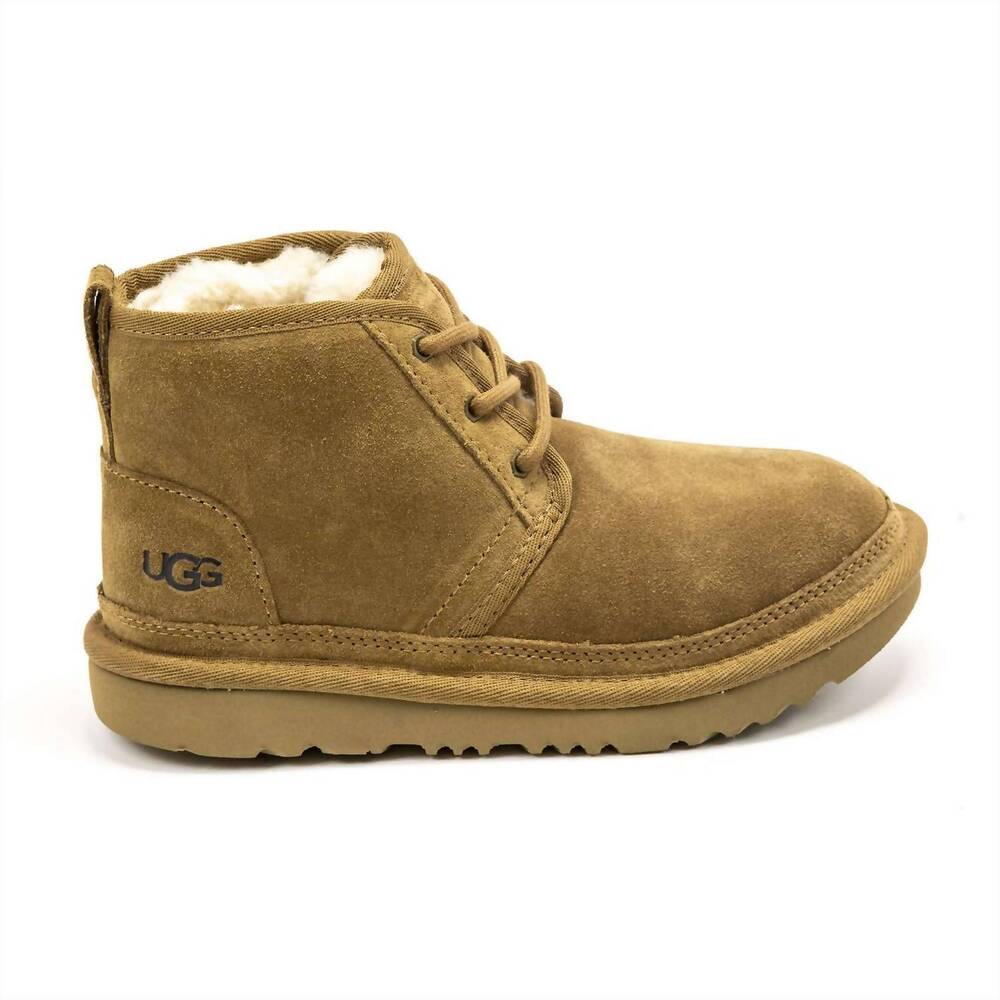 NEW UGG boys' neumel ii boots in chestnut